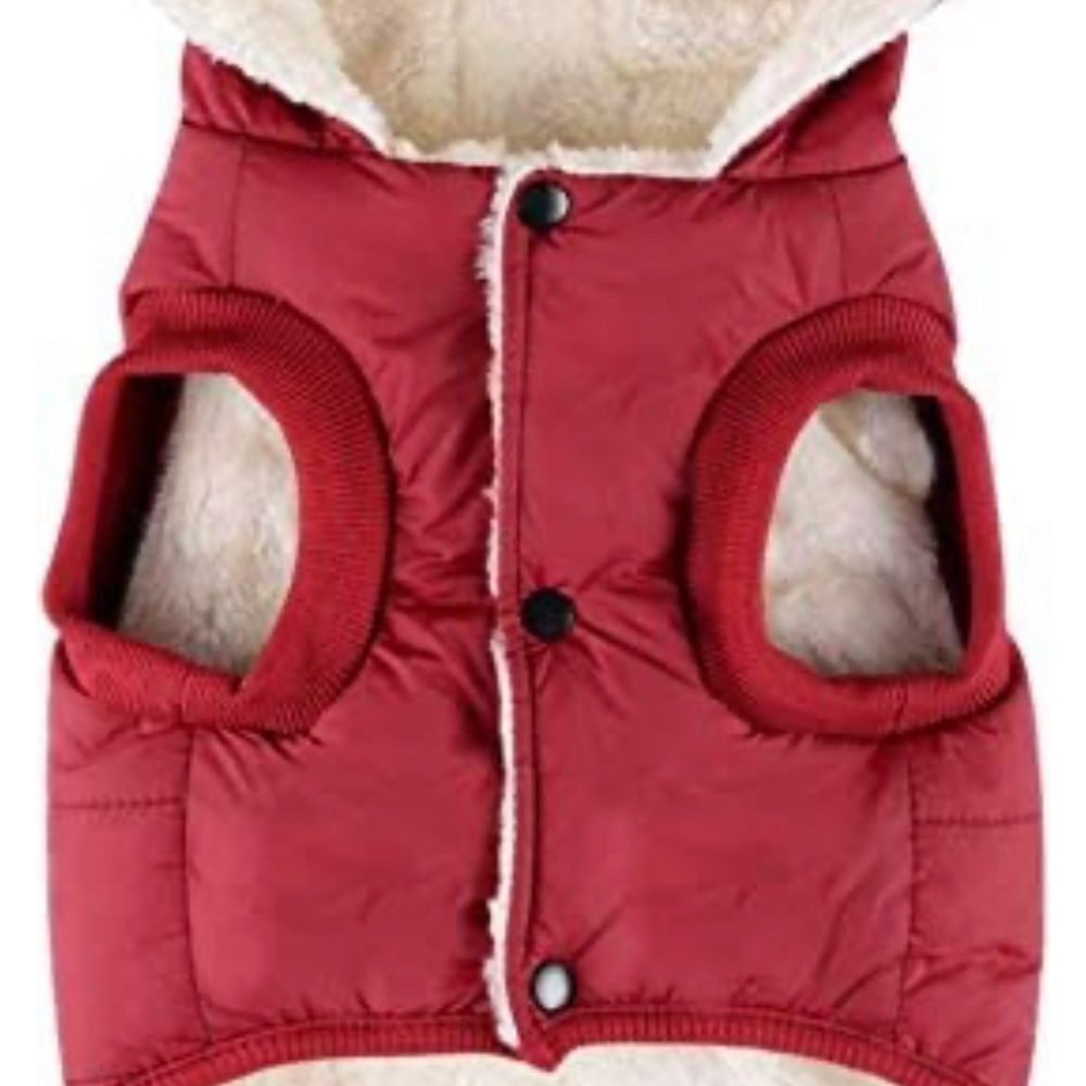 GearPro Dog Clothes Winter Cotton-Padded Jacket Hoodies Puppy Cold Weather. XL